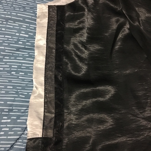 TSUMORI Chisato Black Gray Silk Tuxedo Romper - Picture 14 of 15